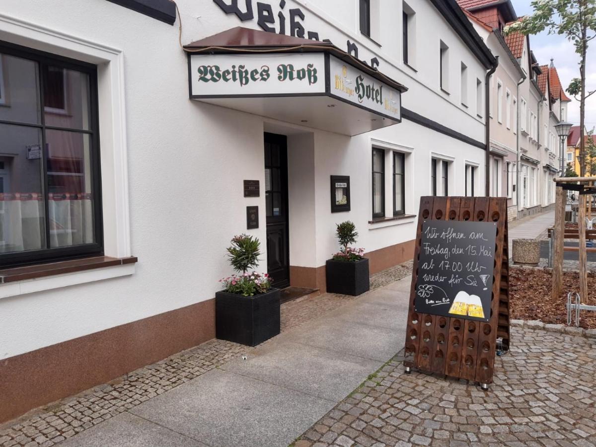 Hotel Weisses Ross Elsterwerda Kültér fotó